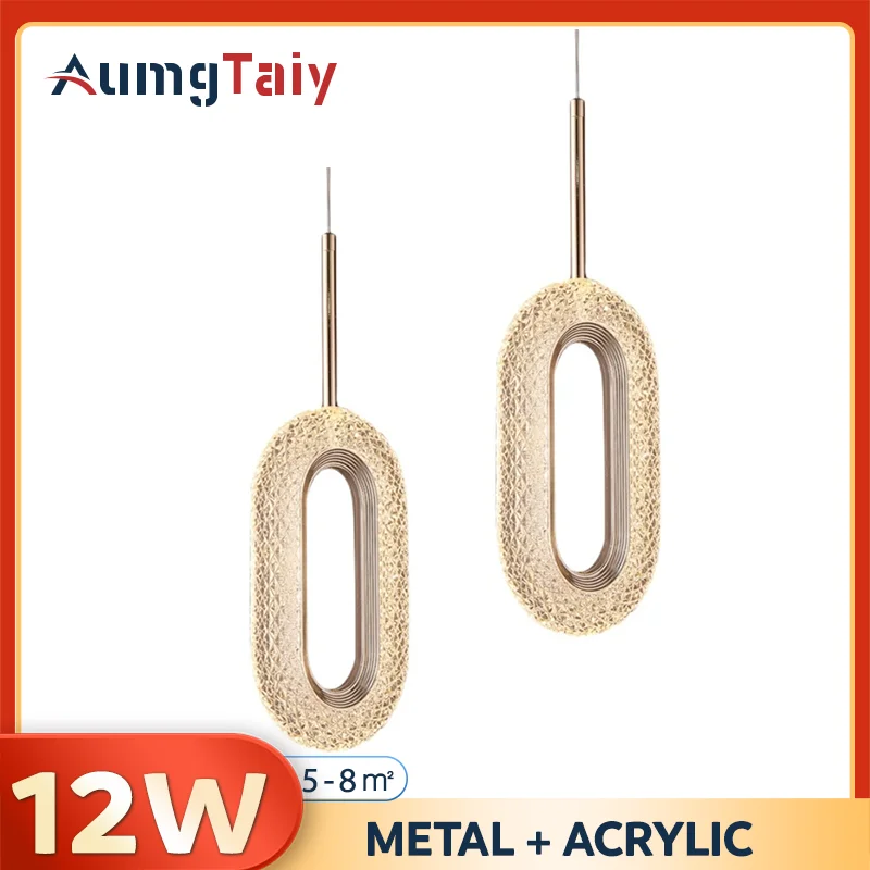 Ring Minimalist Pendant Lights Acrylic LED Pendant Lamp for Dining Room Kitchen Bedside Home Decoration Hanging Light