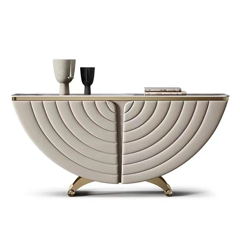 

Входной стол из нержавеющей стали, стол для прихожей, современные консольные столы для гостиной