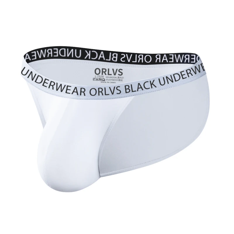 Men's High-Waist Modal Briefs Underwear Fashion Personality Trendy Comfortable Modal Fabric Pants for Men