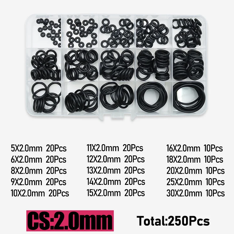 3230p O-Ring Nitrilkautschuk O-Ring NBR Dichtung Dichtung O-Ring CS 1/1,5/2,0/2,4/3,1/4,0 mm Auto Auto Fahrzeugreparatur Ölbeständiger O-Ring – Detail 11