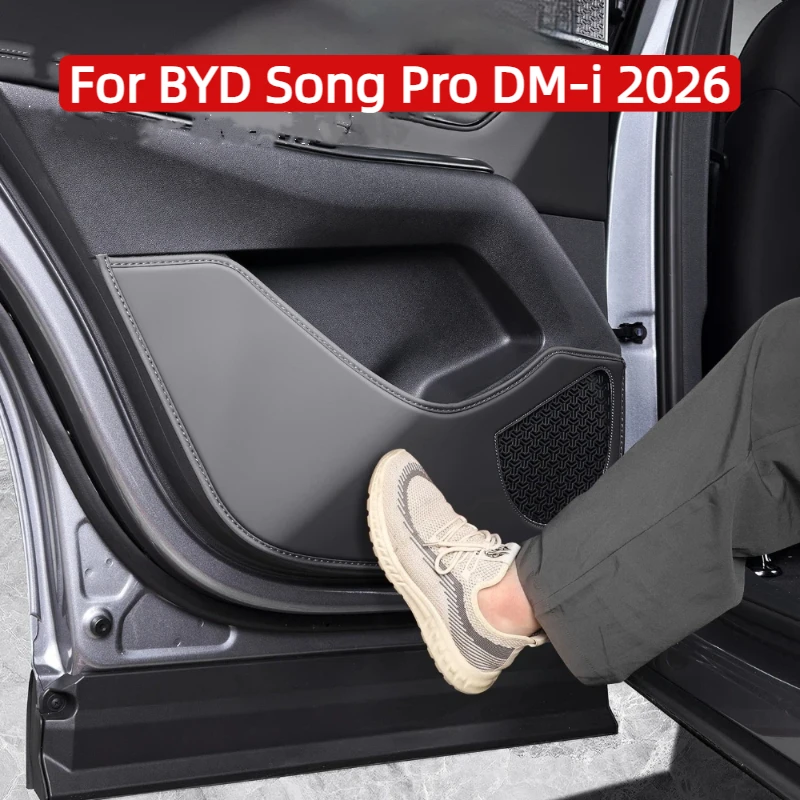 

For BYD Song Pro DM-i 2026 Car Door Anti Kick Pad Front Rear Doors Anti Scratch Protector Mat Auto Accessories