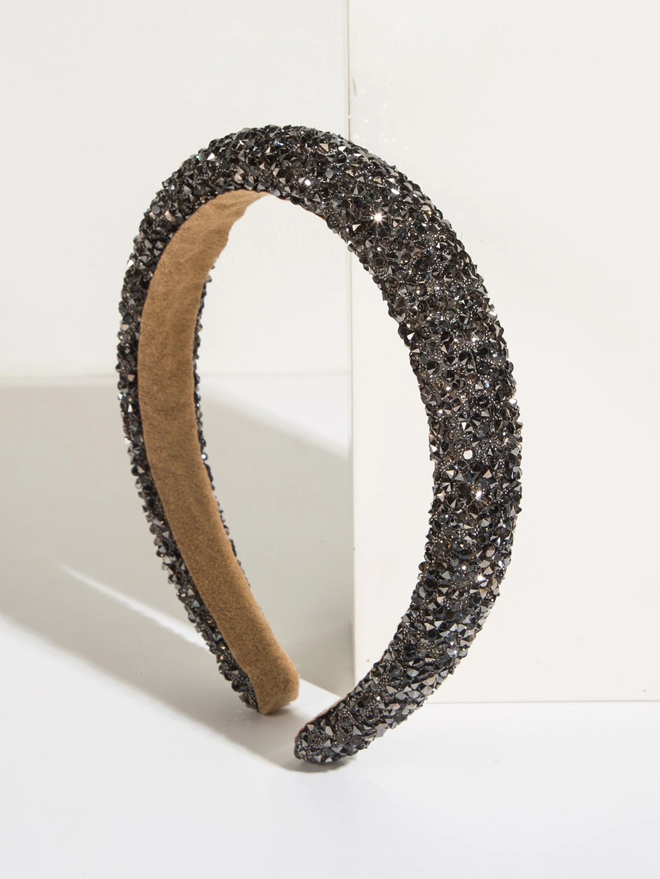 Temperament Full Diamond Sponge Headband Temperament Fashionable Candy Color Headband Small Fresh High Headband Hair Accessories