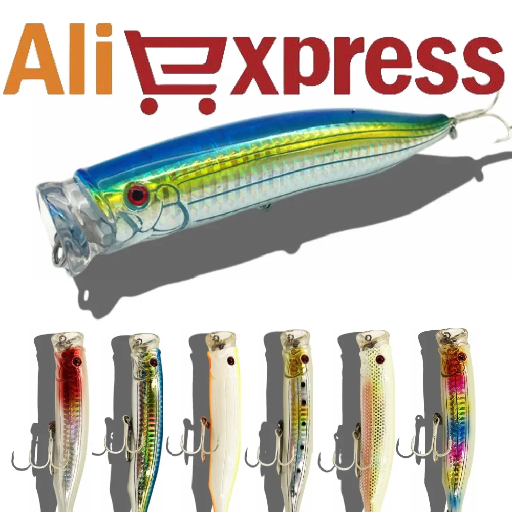 120mm 30g Artificial Hard Bait for Sea Tuna GT Feed Popper CFP120 Floating Offshore For Bonito Black Fin Sea Bass Bream Lure