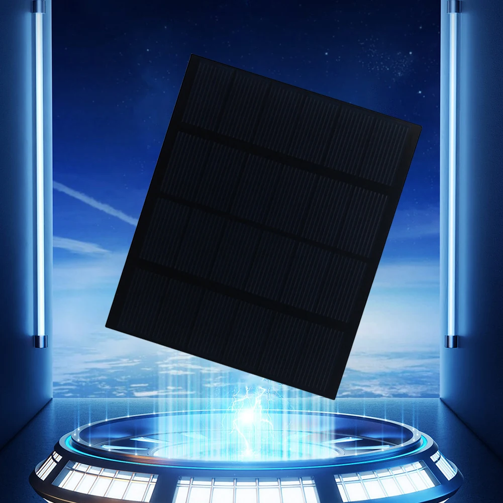 1.5W 6V Solar Panel Small Power Emergency Panels Waterproof Outdoor Solar Cell Mini Solar Charger for Camping Hiking Backpacking