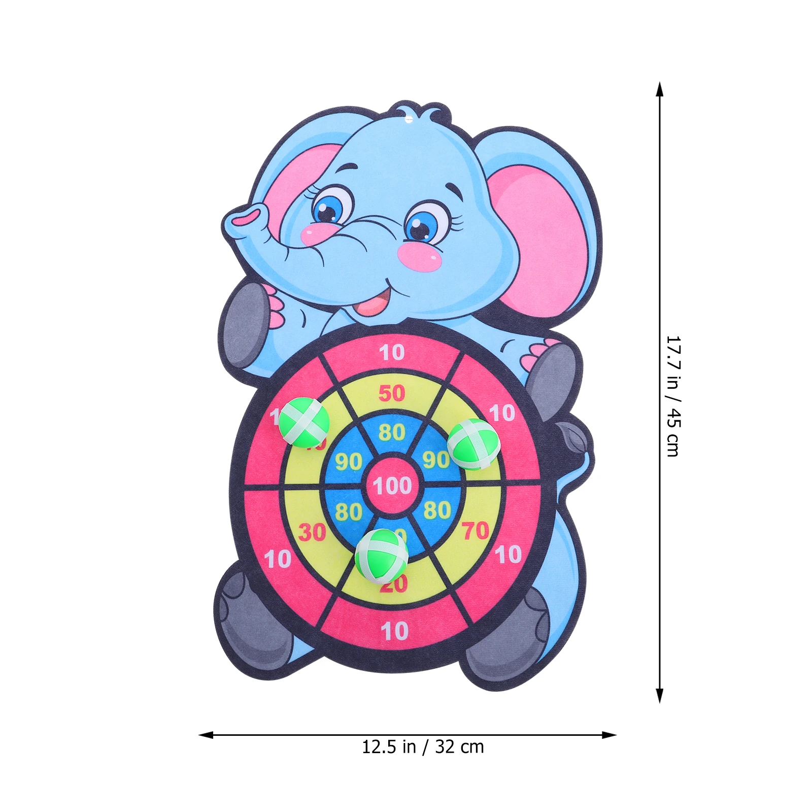 

Fabric Dart Board Toy Indoor Childrens Throwing Games Educational Plaything Sticky Ball Target Cartoon Design Colorful Safe