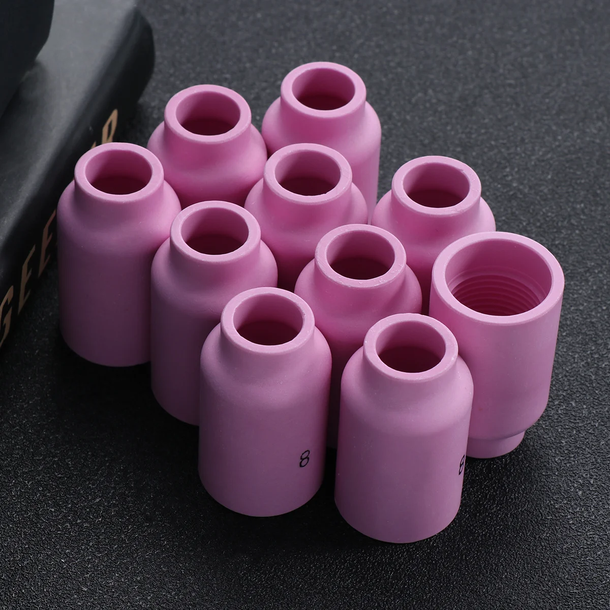 

10Pcs Medium Ceramic Nozzle 54n14 Tig Welding Torch Accessories Resistant Argon Arc Welding Nozzle Parts High Temp