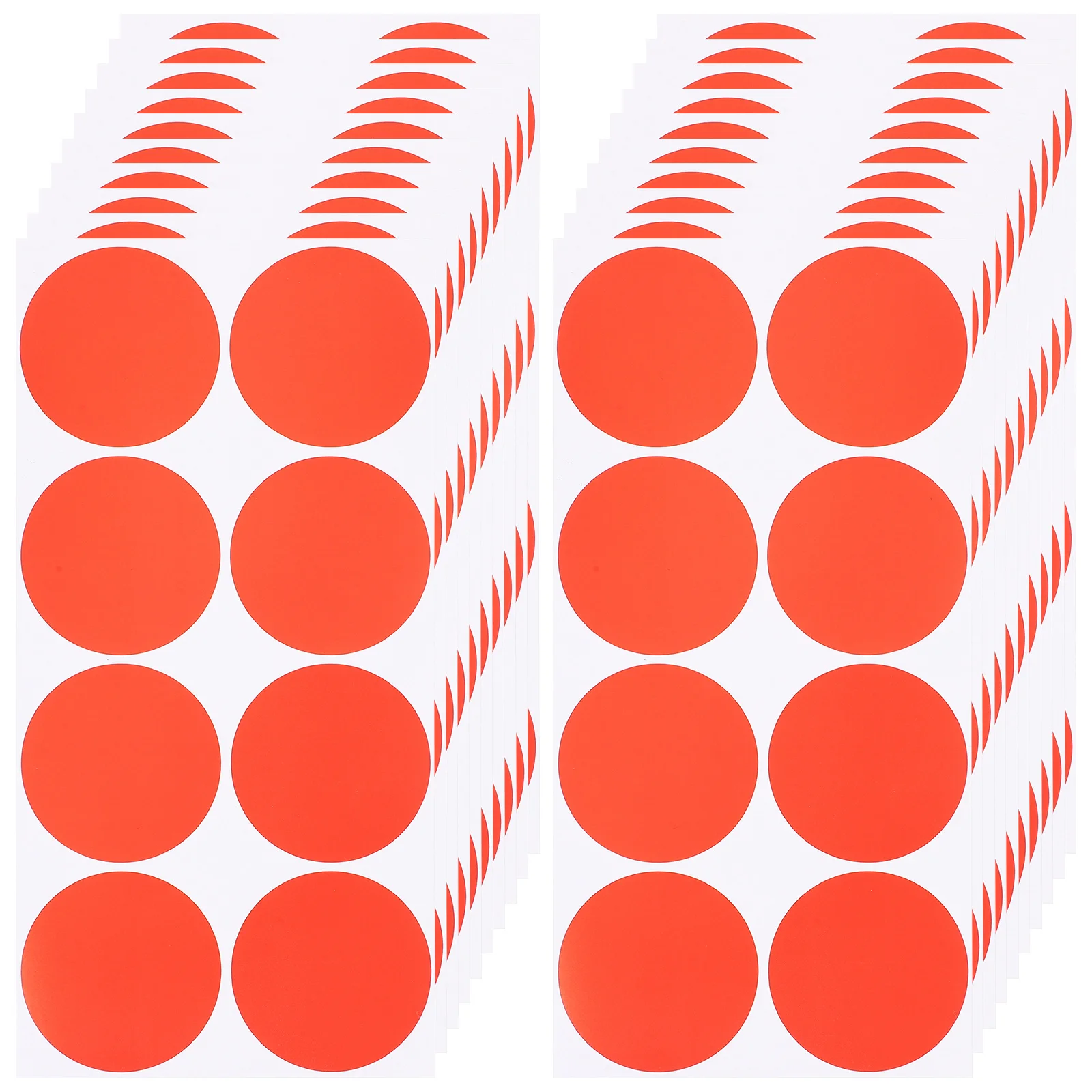 

20 Sheets Colored Dot Stickers Colorful Circle Labels Selfadhesive Blank Design No Residue Home School Office Use