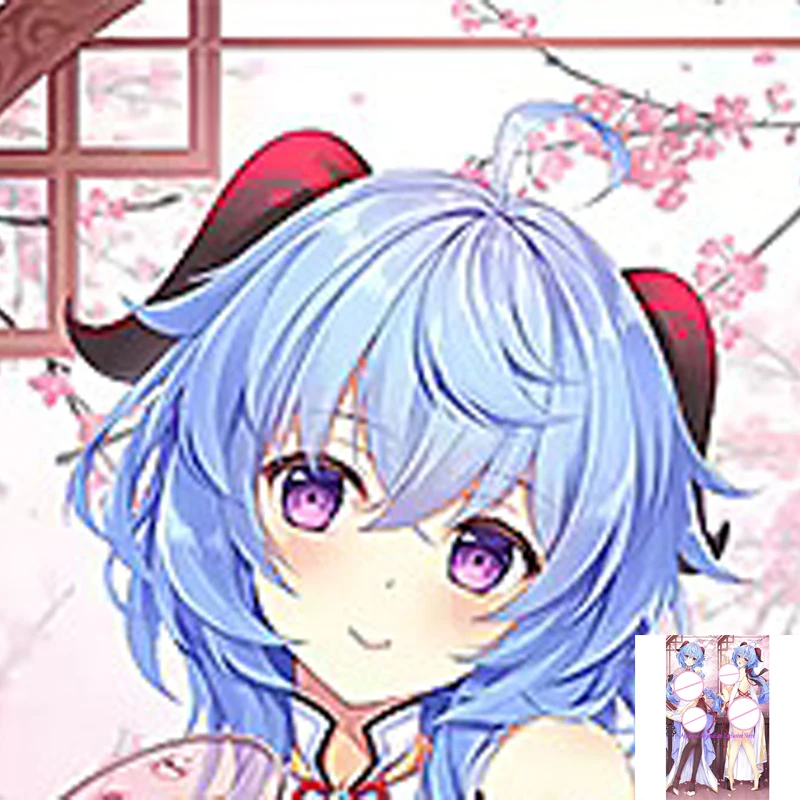 

Dakimakura Anime Ganyu 2 Side Printed Hugging Body Pillowcase Cushion Bedding Decor Pillow Cover 2024