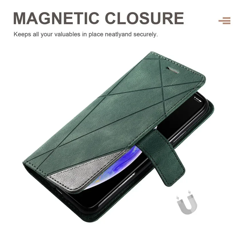 Skin Feel Leather Flip Case For Samsung Galaxy A13 A23 A33 A53 A73 A14 A24 A34 A54 A04 A12 A22 A32 A42 A52 A52S 5G 4G Book Cover