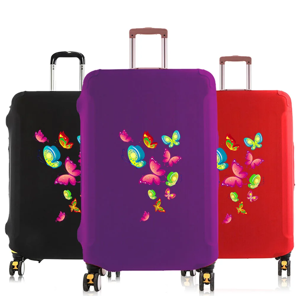 Housse de protection pour bagages, to18-30 pouces, pour valise de voyage, série papillon