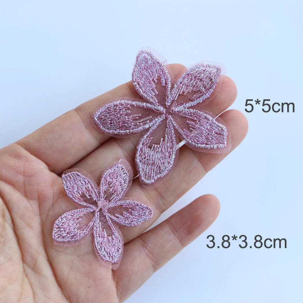 20pc/lot diy craft supplies embroidery flower Patches for clothing Floral patches for bags decorative parches appliques