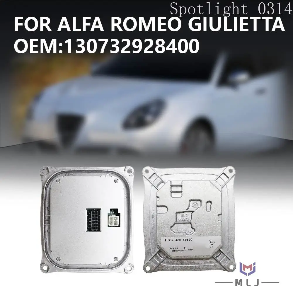 130732928400 For ALFA ROMEO GIULIETTA Headlight DRL Driver Control Module Ballast Control Module LED  Angel Eye Car Accessories