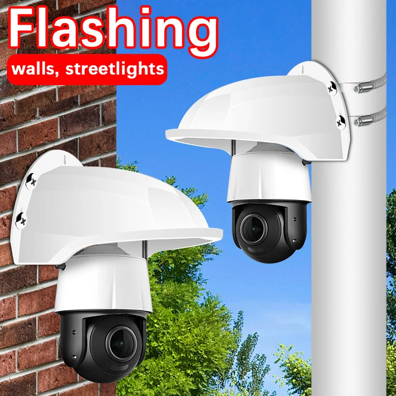 Camera rain and dust-proof cover, outdoor surveillance sunshade and waterproof cap, plastic dome camera and bullet camera sun