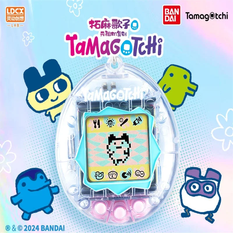 

Подлинная машина Bandai Tamagotchi Yuanzu для воспроизведения детства модные игрушки Kawaii Подарок Подвеска электронная машина для домашних животных