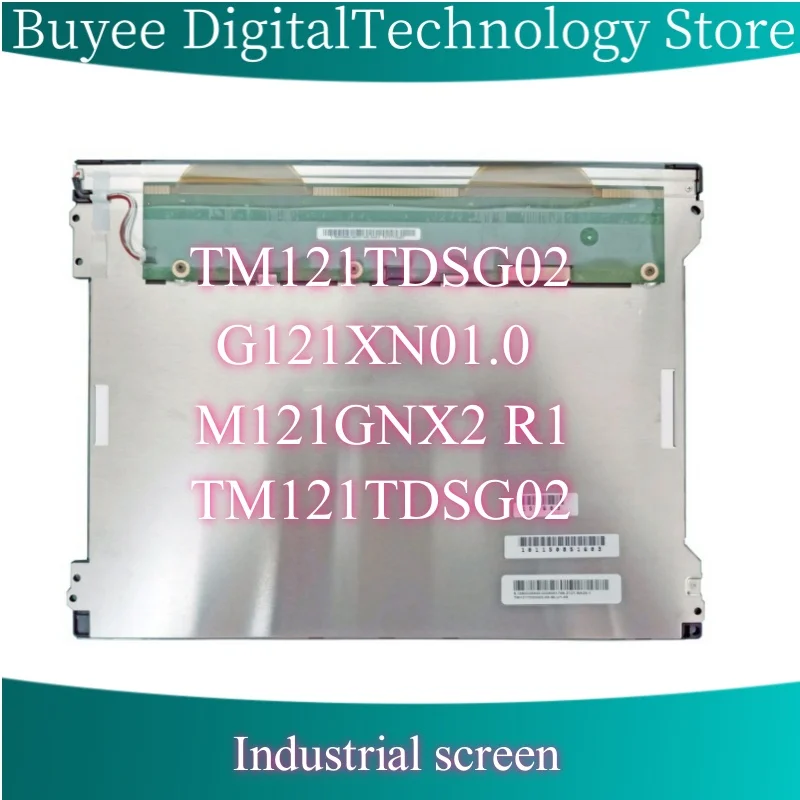 

12.1" LCD Screen G121XN01 V.0/G121XN01.0/M121GNX2 R1/TM121TDSG02 Industrial Screen Display Replacement