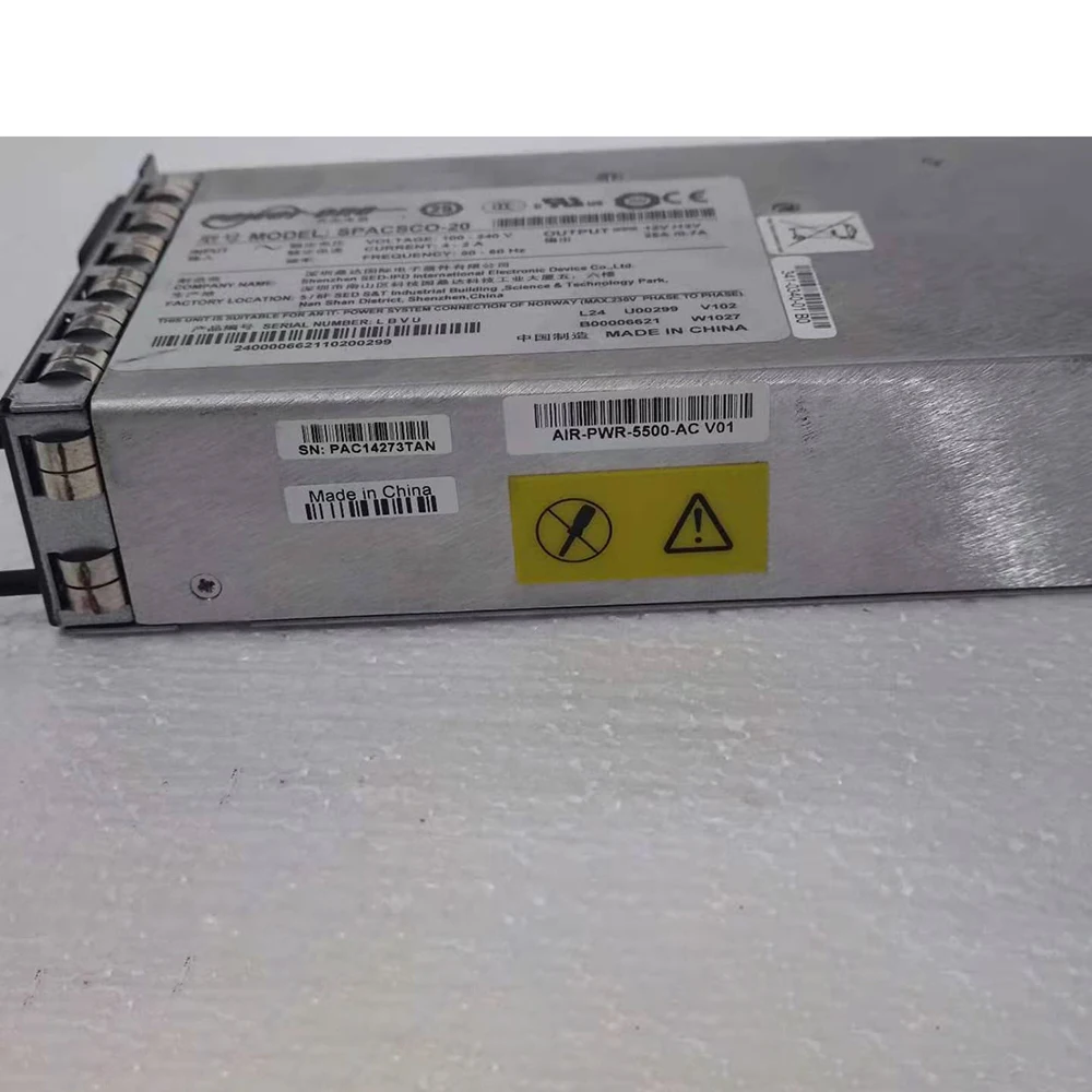 For Cisco AIR-PWR-5500-AC Controller Power SPACSC0-20 Switch Power Supply High-Quality