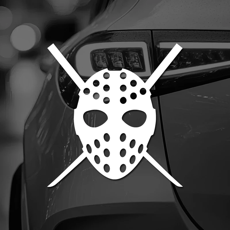 

Наклейка на окно/кузов автомобиля с мотивом ужасов - водонепроницаемая виниловая наклейка для декора автомобиля, крутая жуткая украшение для автостекла