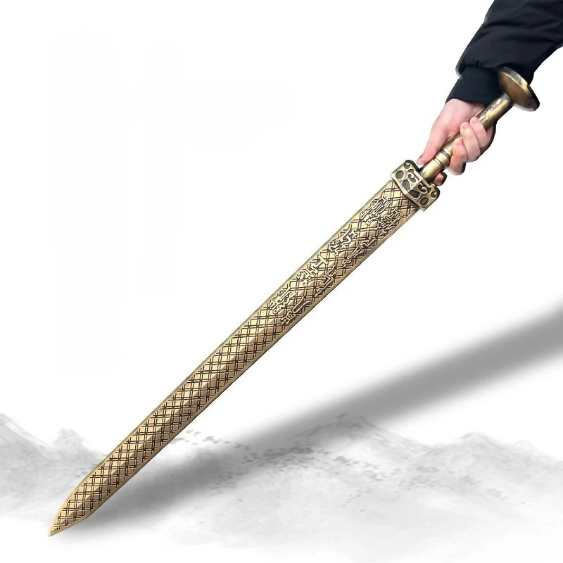 100cm/33.37in Sword of Goujian Cosplay PU Model Props Anime Peripherals Training Toy Sports Collectible Ornaments Boyfriend Gift