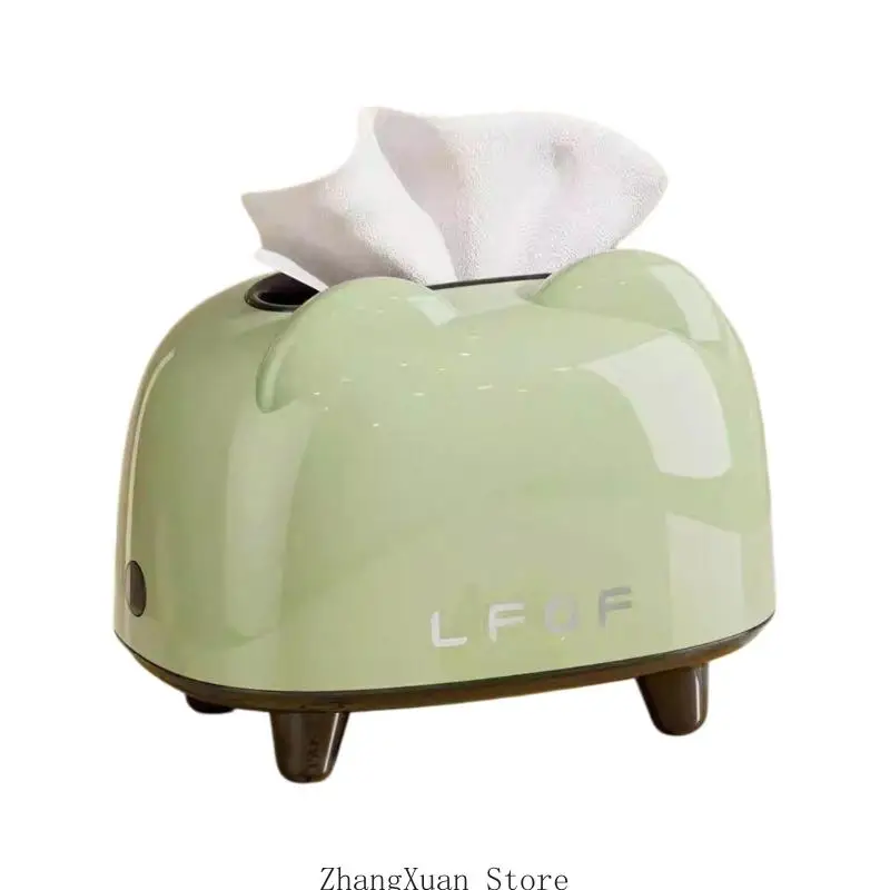 Kunststoff Tissue Dispenser Box Papier Handtuch Lagerung Container Desktop Dekoration 3XUF – Detail 9