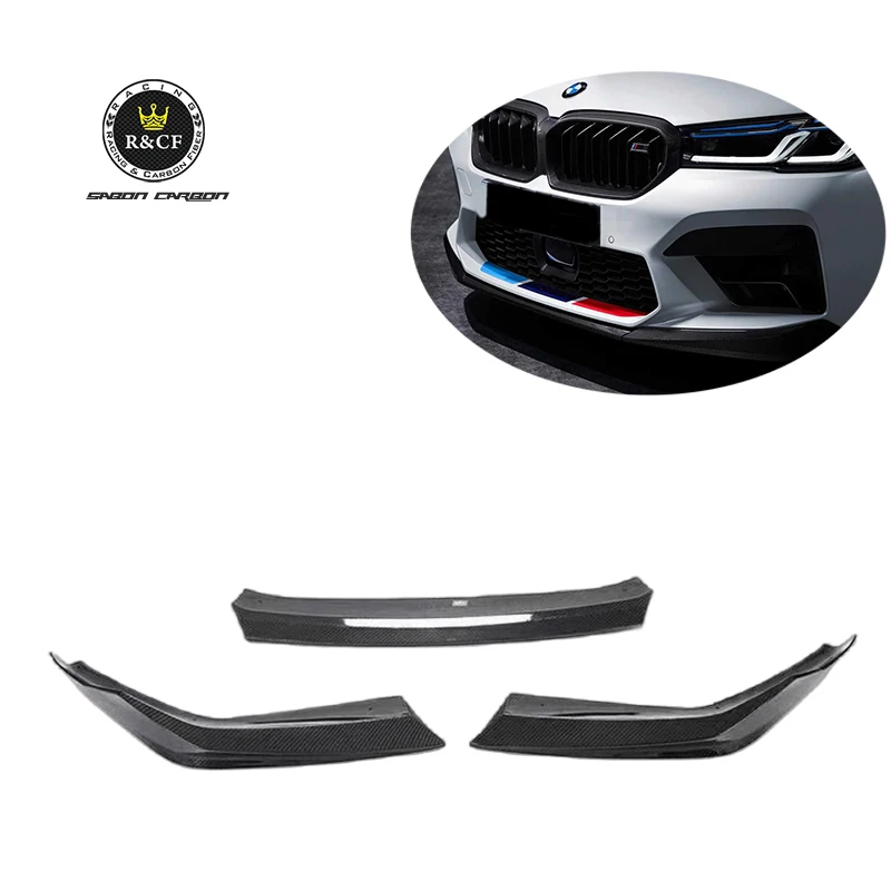 

CS Style F90 M5 LCI Front Lip Carbon Fiber Front Bumper Lip Spoiler for 2020-2025 BMW F90 M5
