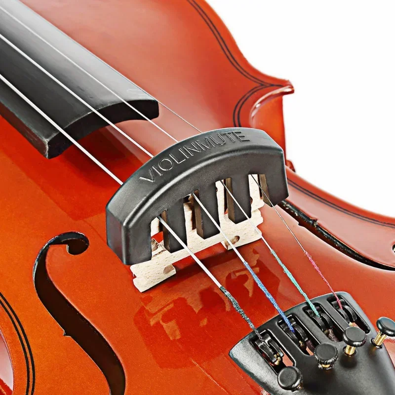 1PC Rubber Violin Mute  for 4/4 3/4 1/2 Violino Practice Accessories Violin Strings Violin Accessories Luthier