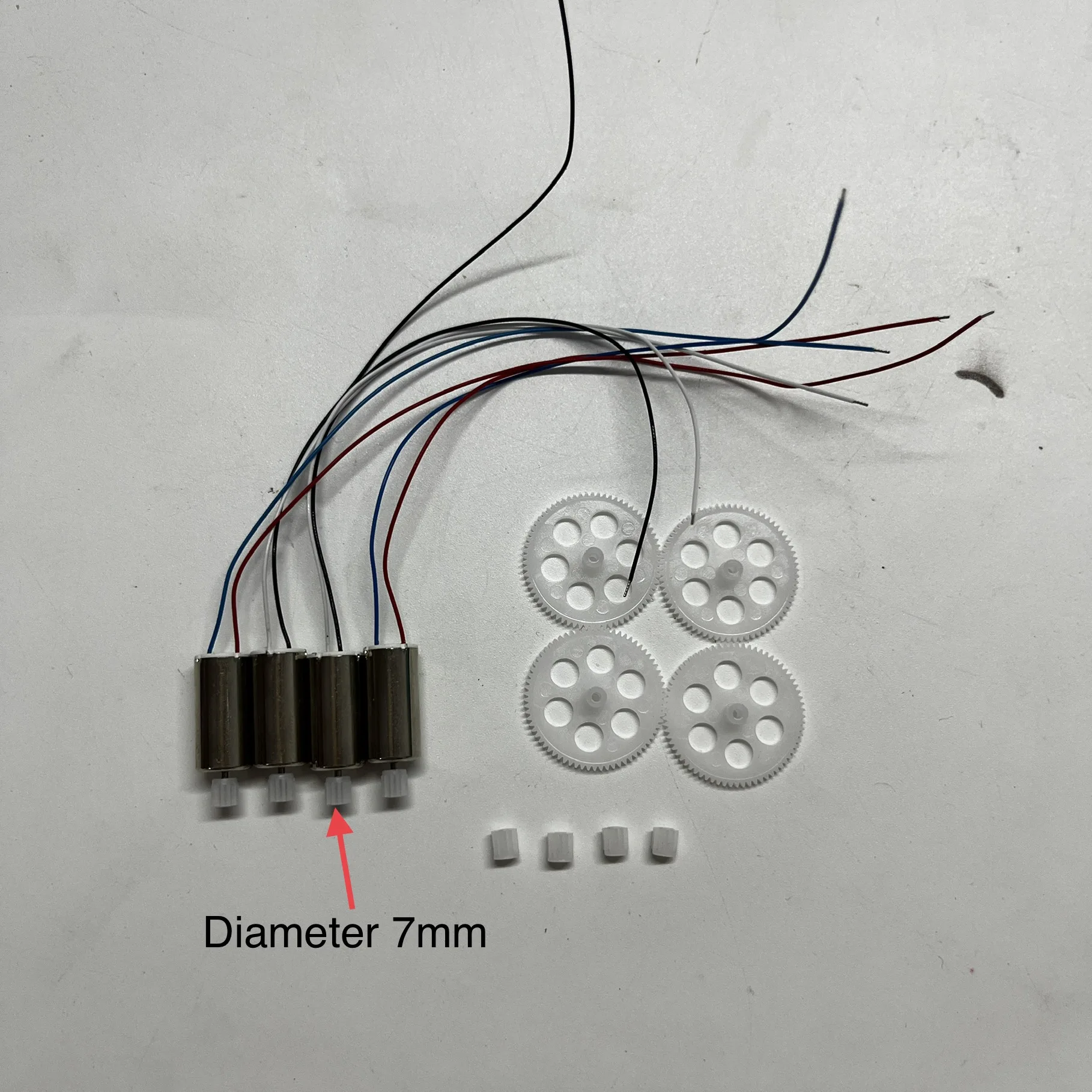 LS11 FOLD Drone ricambi Kit eliche lame telaio di protezione A17s HJ28 Q6 G6 pieghevole Quadcopter Arms Motor Gear