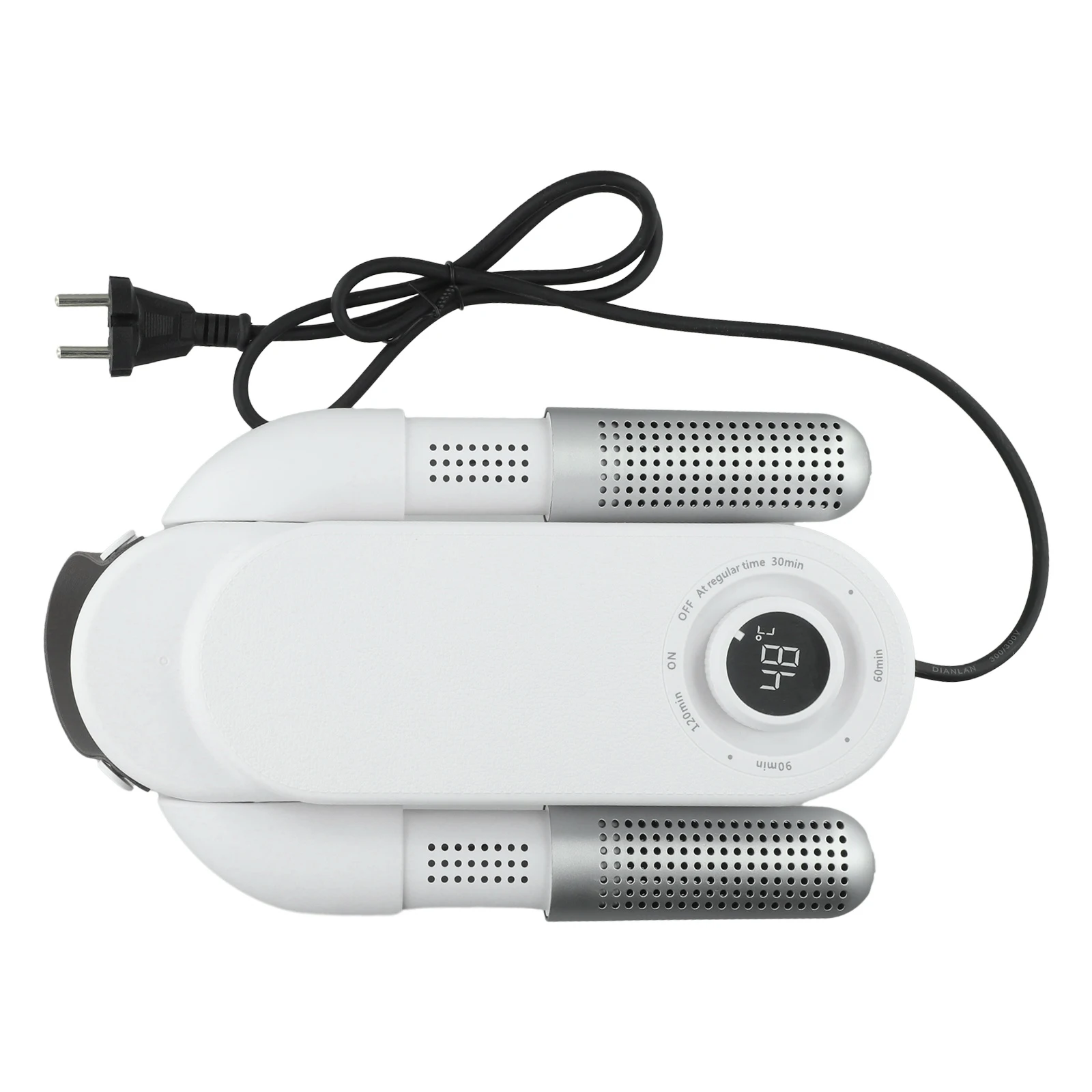 

Компактная сушилка для обуви с механизмом складывания и направленным потоком горячего воздуха для эффективного удаления влаги из всех типов обуви