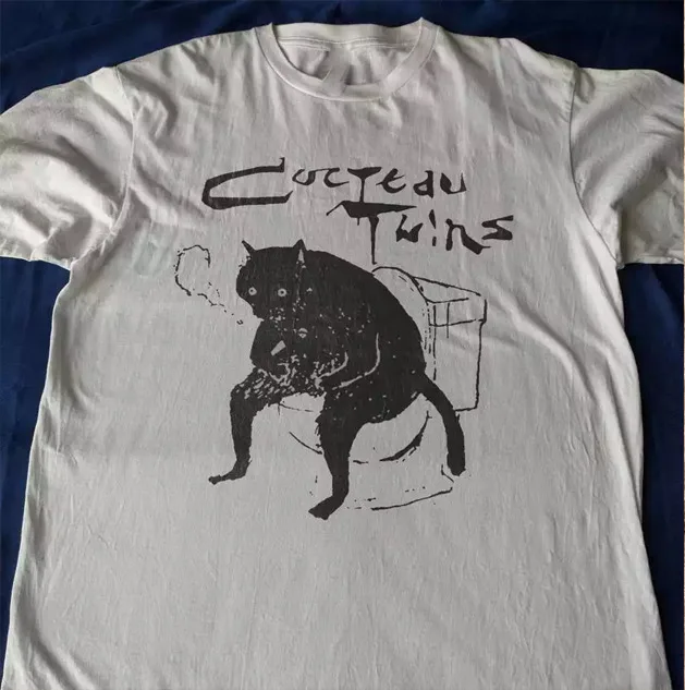 Unisex Casual Streetwear Cocteau Twins Band Graphic Tee Vintage 2026+ Top for Men And Women