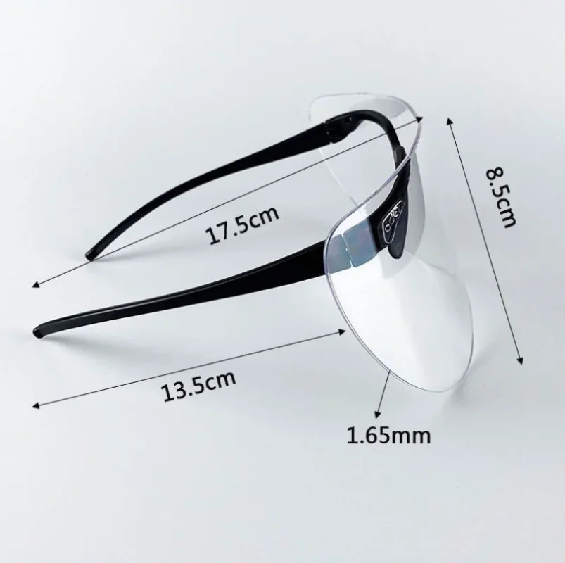 Anti-Splash-Gesichts schutz transparente Brille Bildschirm maske Visier Augenschutz brille Anti-Fog-Schutz Gesichts maske Küchengeräte