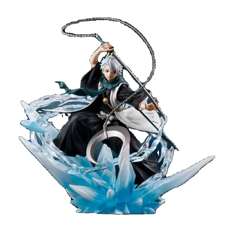 Bandai Original BLEACH Anime Figure Figuarts ZERO Hitsugaya Toushirou Action Figure Toys for Kids Gift Collectible Model