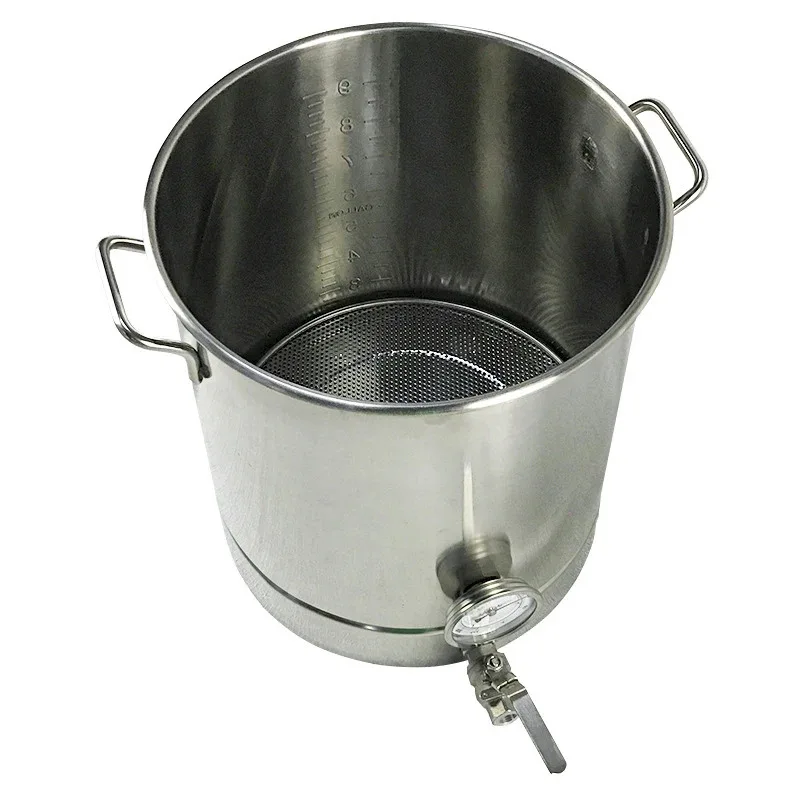 0L/L/L Stainls steel Home Brewing Starter Set with Thermometer faucet Beer fermentation