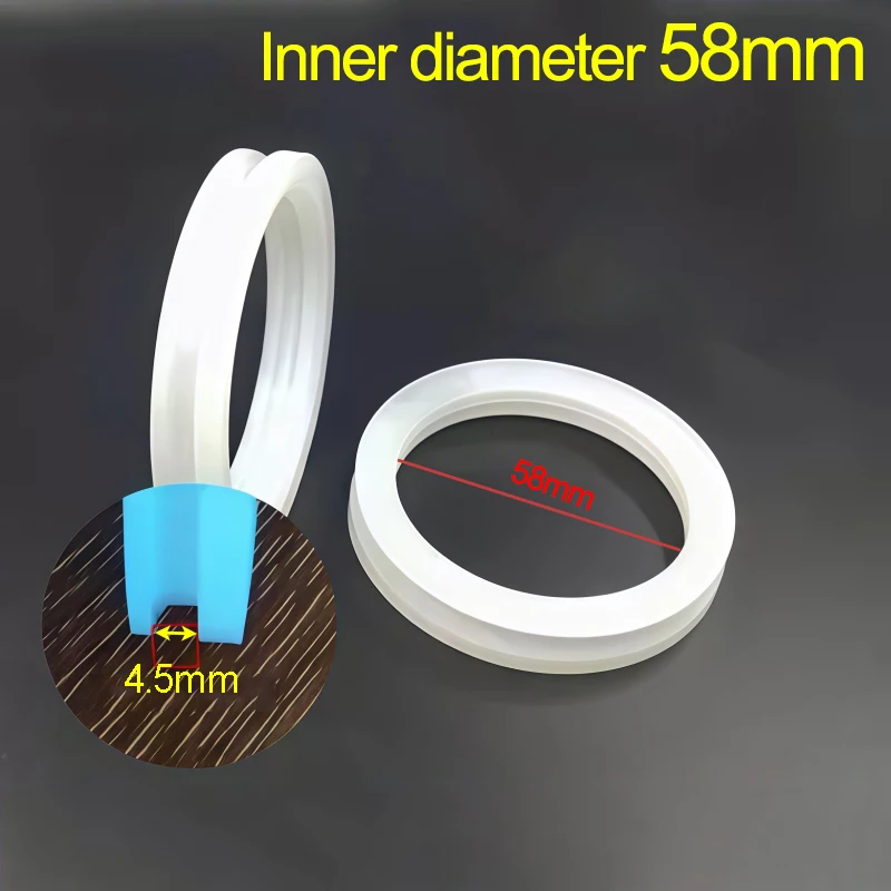 58mm Inner Diameter Silicone Rubber Sealing Gasket O Ring for Solar Water Heater Vacuum Tube 10pcs/20pcs