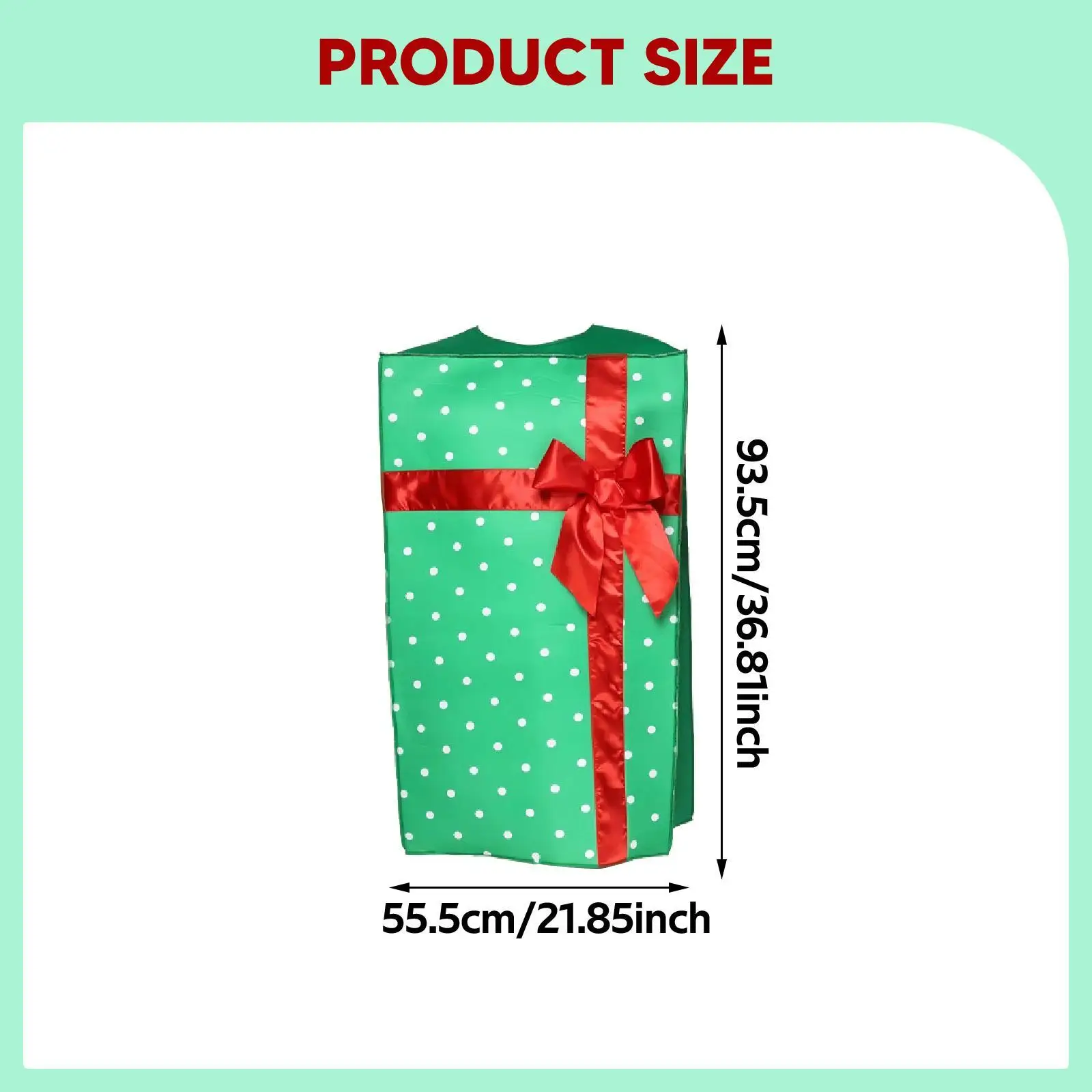 クリスマスギフトボックスコスチュームかわいいポータブルクリスマス衣装パーティーステージパフォーマンス用