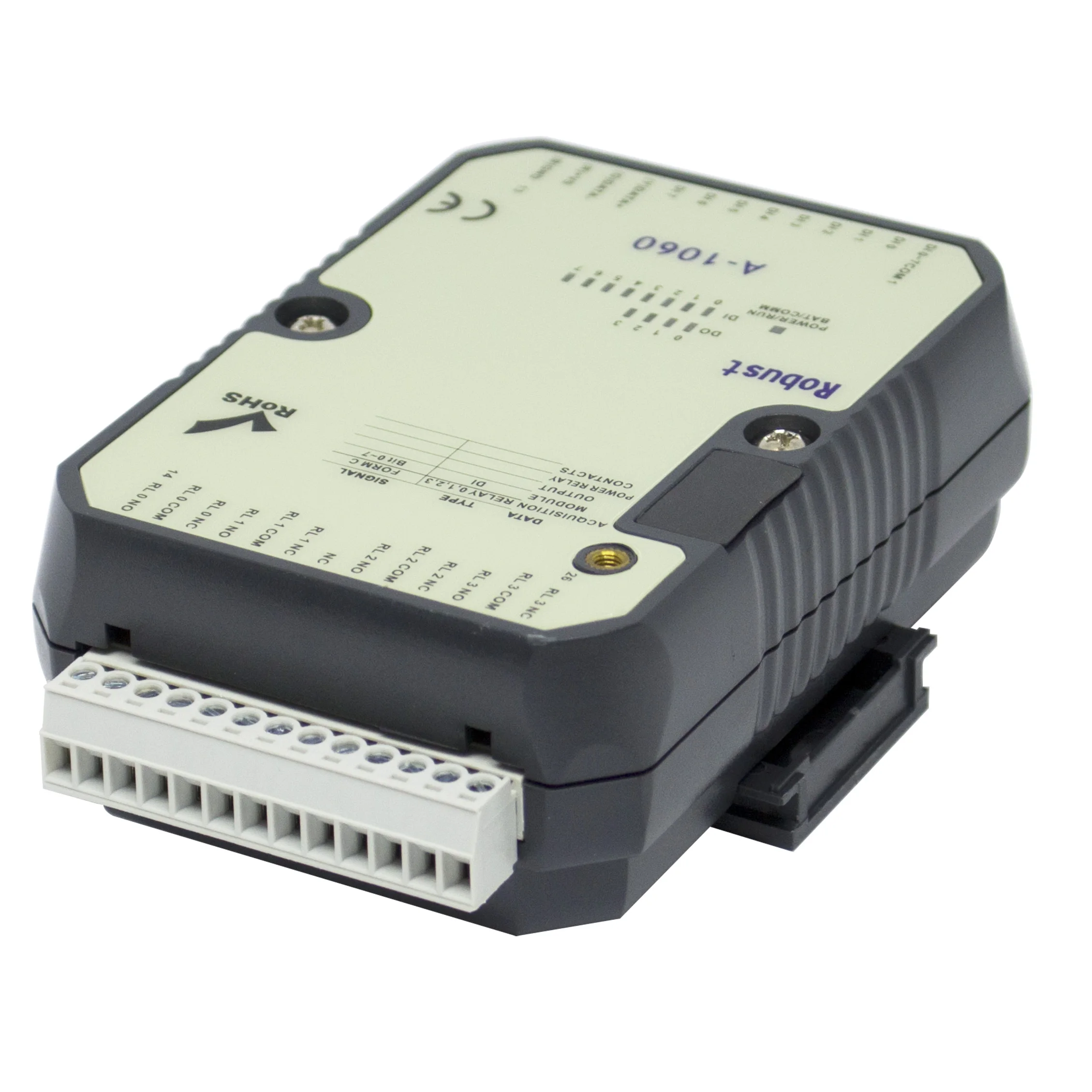 Módulo remoto de E/S Modbus RTU Relé 8DI 4DO con puerto RS485 para tomoción industrial PLC (A-1060)*