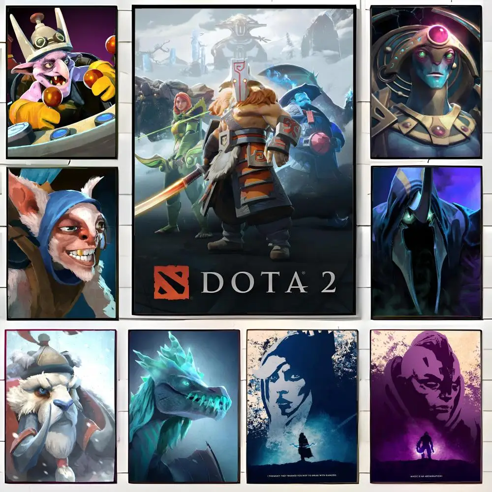 Hot Strategic Fps Global VideoGame D-Dota 2 Poster Wall Art Print Poster Decorative Mural Home Decor Gift Unframed