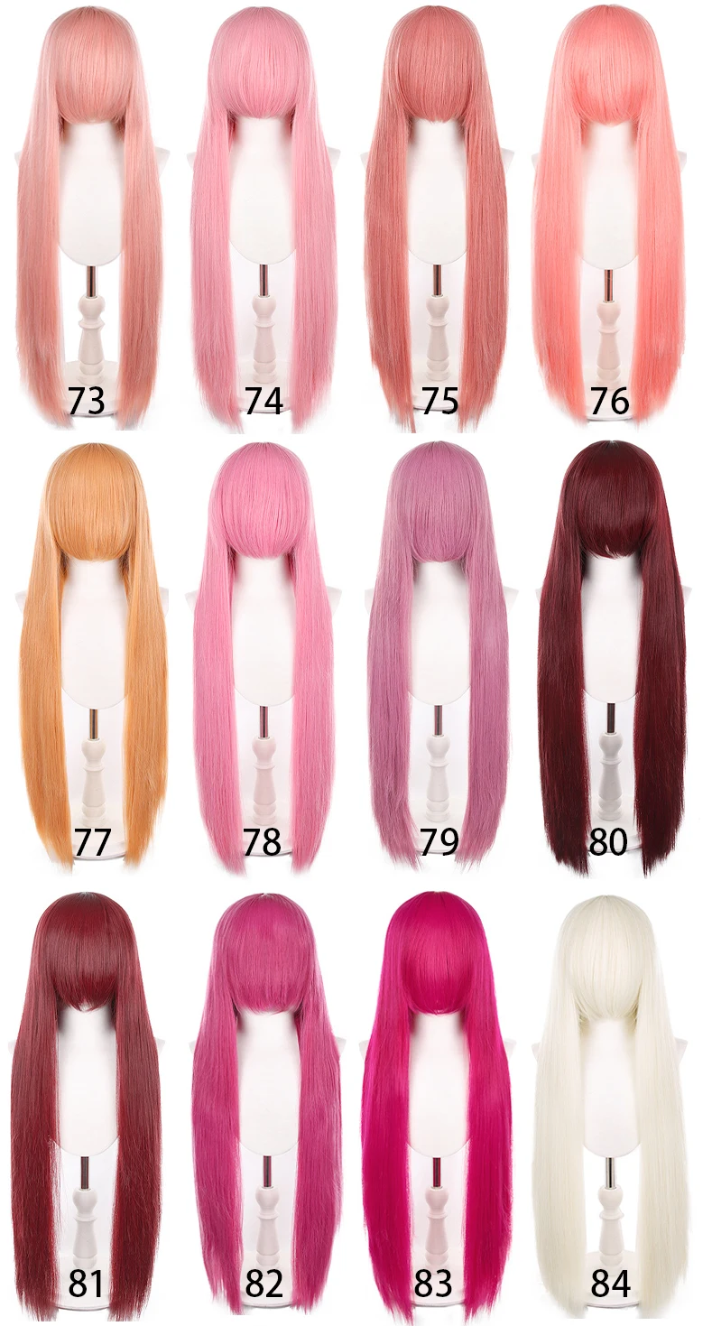 (GL44) الكرتون أنيمي Kigurumi تأثيري قناع لوليتا كروسدرينج BJD قناع تفصيل كبير صافي طويل مجعد الشعر المستعار 75 سنتيمتر #4