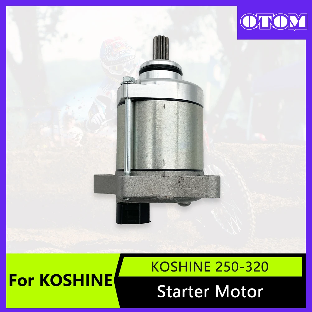 

Compatible with KOSHINE 250 300 320 Motorcycle Starter Motor Start 12V 2 Stroke Engine Parts Pit Dirt Bike Accessories