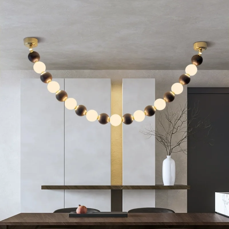 French Vintage Living Room Chandelier Magic Bean Hall Dining Room Bedroom Chandelier
