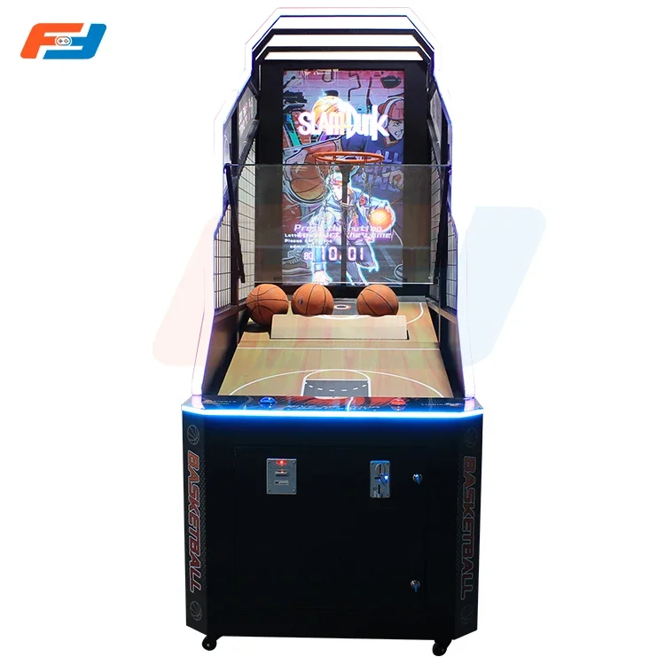 Indoor Commercial Basketball Game Machine Arcade Shooting Game Machine Amusement Park Kids Basketball Arcade Machine