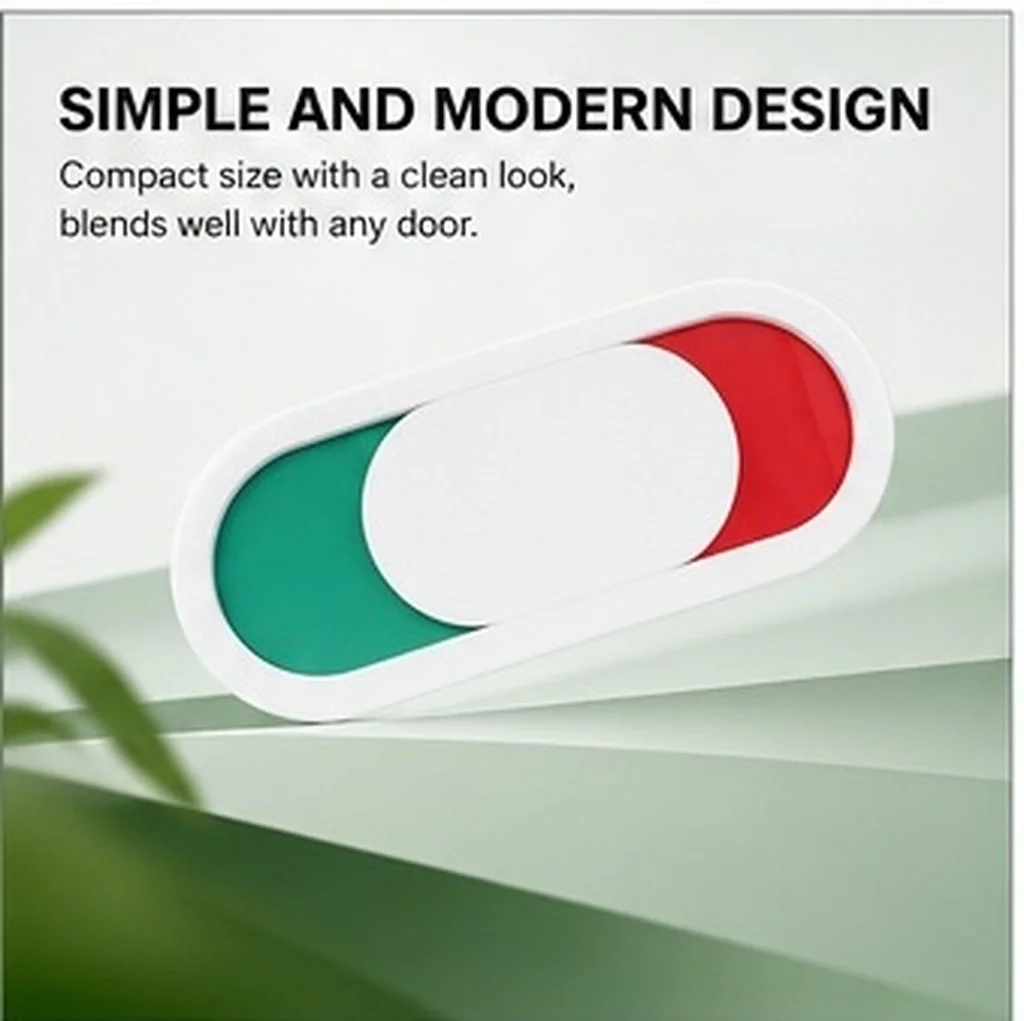 Vacant Occupied Slider Door Sign Red Green 10Cm X 4Cm Office Privacy Indicator Meeting Room Available in Use Sign