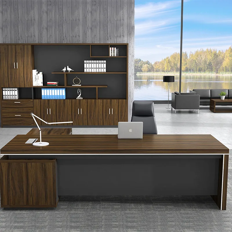 Office Furniture Office Boss Desk President Desk Large Simple Modern Supervisor Manager