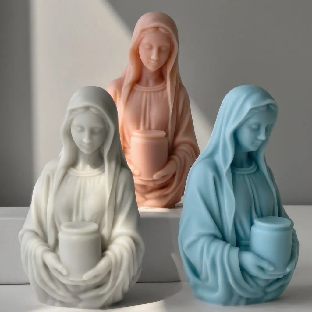 لتقوم بها بنفسك منحوتة الإنسان الشكل قالب من السيليكون اليدوية رائحة شمعة الجبس شكل حلية الحرف قالب الصابون شمعة صنع الإمدادات