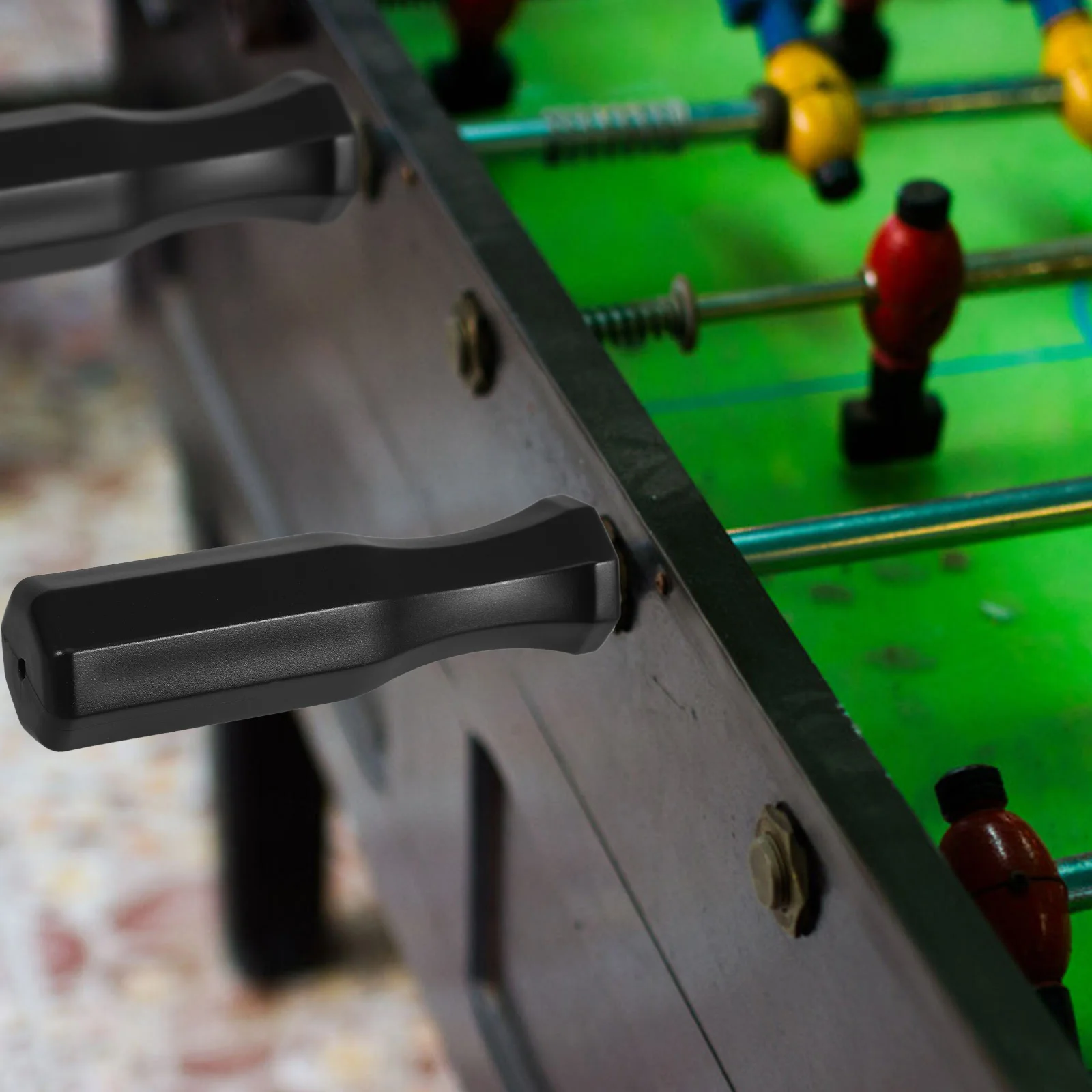 

4pcs Foosball Handles Plastic Foosball Replacement Handles Table Football Replacement Grips Compact Ergonomic Design Black