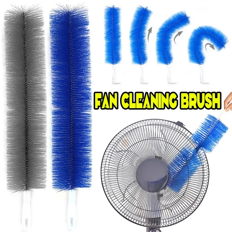 40cm Fan Brush Bendable Microfibre Duster Household Dust Remover Cleanning Brush Air-conditioner Furniture Shutter Car Cleaner