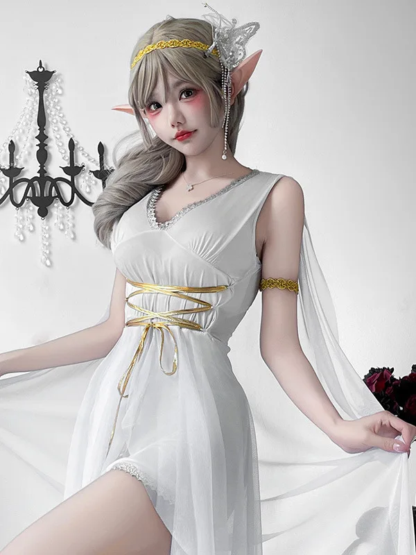 

Средневековый костюм бождя, юбка Ele Queen Athena Performance Dr Fairy, наряд на Хэллоуин, китайское производство