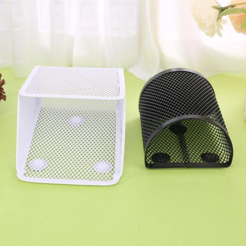 Metal Wire Mesh Basket Storage Box Pen Pencil Makeup Kitchen School Cabinet Sundries Stationery Best Sale