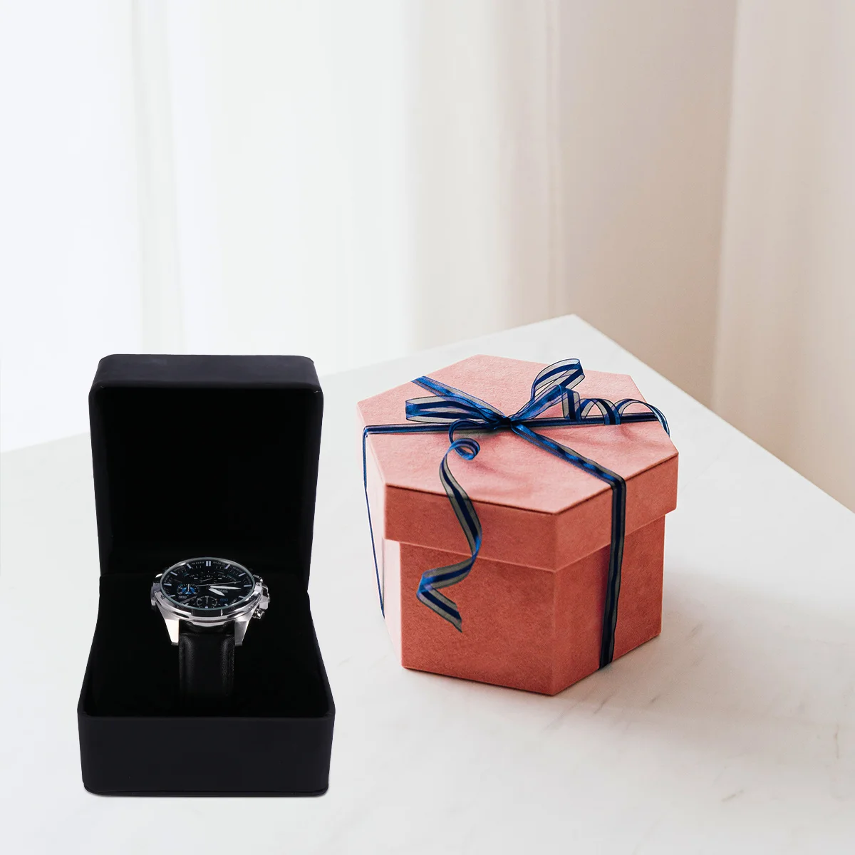 High-End Watch Box Organizer PU-hoes voor horloges en accessoires Displayopslag Elegant design horlogedoos