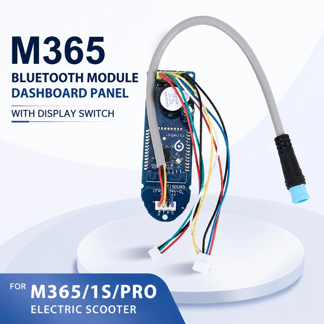 M365 Bluetooth Module Dashboard Panel with Display Switch for M365/1S/Pro Electric Scooter