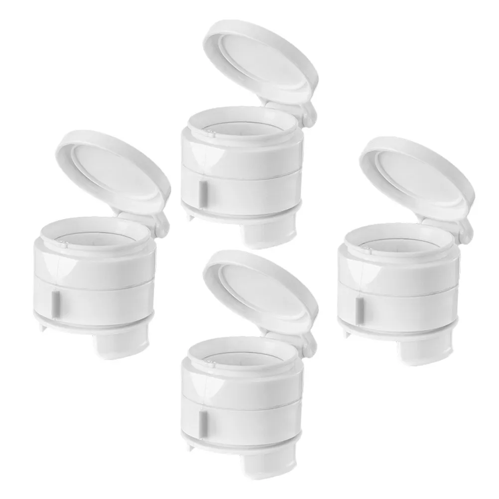 4Pcs Food Bag Sealing Clips Premium PP Material with Wide Pour Spout for Snacks Milk Powder Tea Cereals Seasonings Fresh Storage