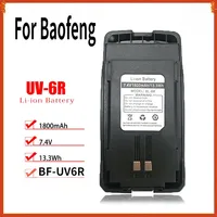 For Baofeng Walkie Talkie BF-UV6R Battery 1800mAh Spare Battery for UV-6R Ham Two Way Radios Accessories Model BL-6R